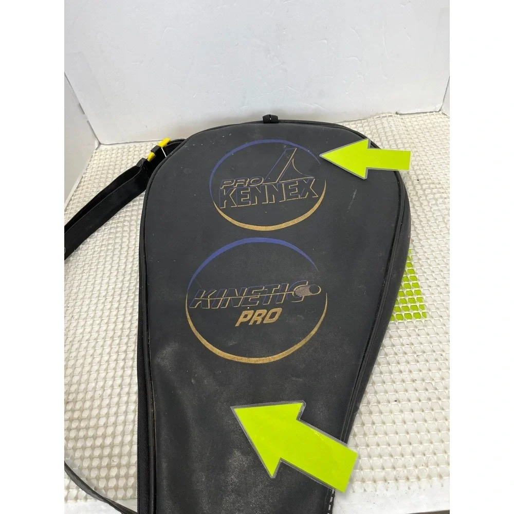 Pro Kennex‎ Kinetic Pro SMI 10g Racquetball w/ Case Black taped Summer Tennis